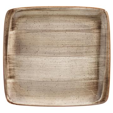 Farfurie patrata din portelan Bonna Terrain 15x14cm