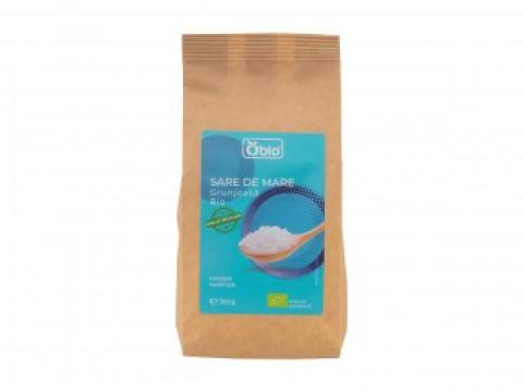 Sare de mare grunjoasa bio 500g Obio