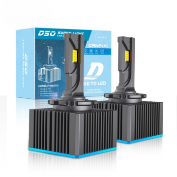 Set 2 becuri LED D1S R, Canbus, 8000LM, 110W Set, 6000K