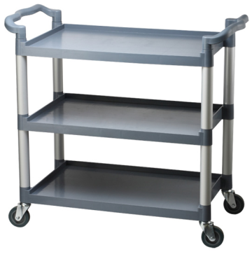 Carucior servire 3 polite 102x50x96cm multifunctional, Raki