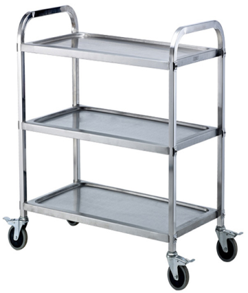Carucior servire inox 3 polite 75x40x82,5cm debarasare Raki