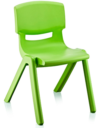 Scaunel copii after school Raki Djambo 34x42x58cm verde de la Kalina Textile SRL