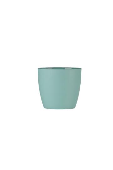 Ghiveci Aga mat plastic, 12x11cm, verde mat de la Distinctiv Store Srl