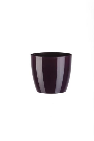 Ghiveci Aga plastic, 12x11cm, violet inchis