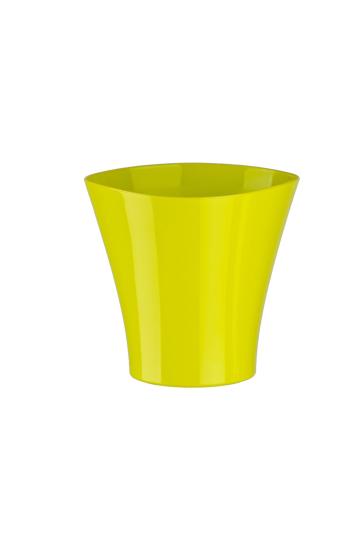Ghiveci Fala plastic, 16,5x15,5cm, verde-lime