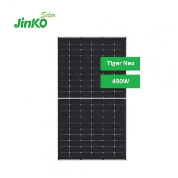 Panou fotovoltaic Jinko Tiger Neo 490W rama neagra - JKM490N de la Topmet Best Srl