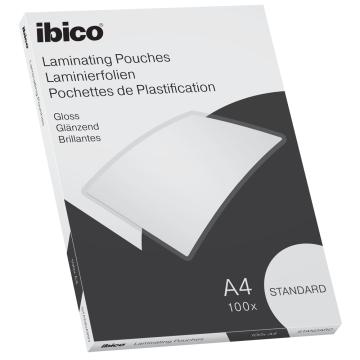 Folie de laminat, Ibico, A4, 125 microni, 100 bucati/set de la Sanito Distribution Srl