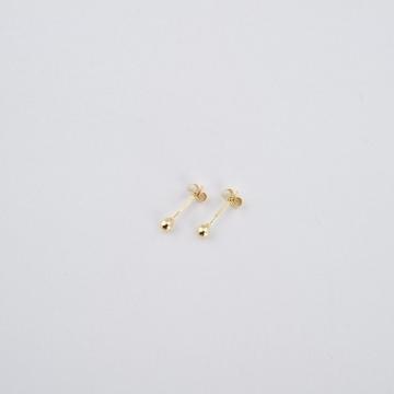 Cercei din aur de 18K cu bile - piercing de la Sandra Ferretti Srl