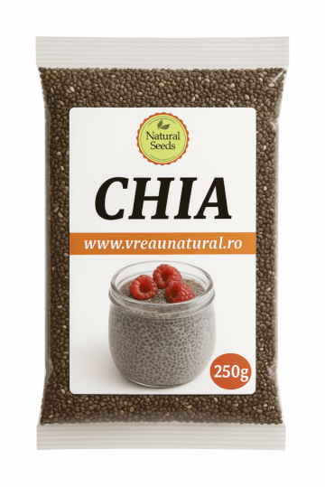 Seminte chia 250 gr, Natural Seeds Product de la Natural Seeds Product SRL