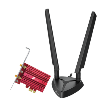 Adaptor PCI-E bluetooth 5.3, wi-fi 6E, AXE5400 Tri-Band