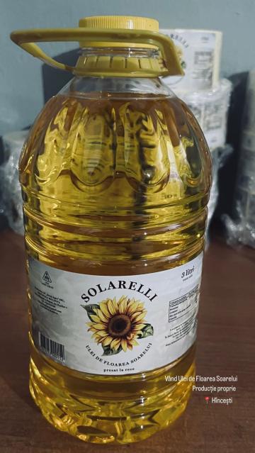 Ulei presat la rece din floarea soarelui de la Baval-Agro Srl