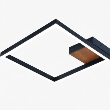 Plafoniera led cu telecomanda 58W, lumina 3000K-6500K