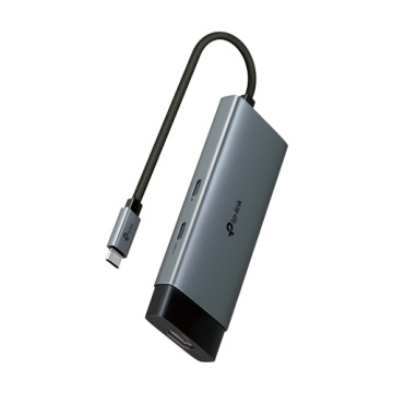 Hub USB-C 5-in-1, 1 x USB-C PD 100W, 1 x USB-C 5Gbps