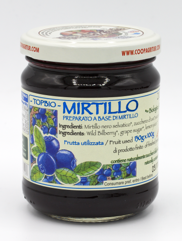 Dulceata acrisoara din afine salbatice eco, 210 gr