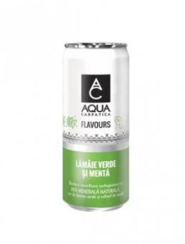 Bautura racoritoare Aqua Carpatica Flavours lamaie verde