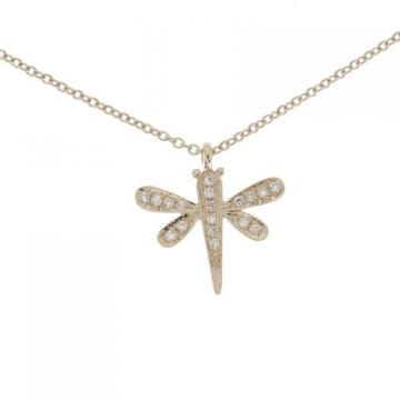Colier din aur roz de 18K cu diamante de 0.04 carate de la Sandra Ferretti Srl