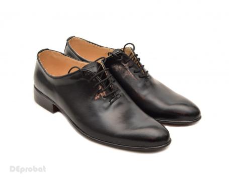 Pantofi barbati piele naturala negri casual-eleganti de la Deprobat.ro