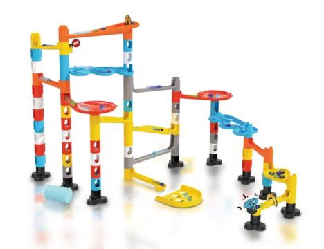 Joc interactiv de constructie cu bile - Marble Challenge de la Montana Imobiliare Srl