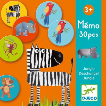 Joc memorie animale din jungla, Djeco