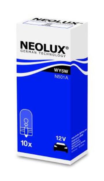 Bec fara soclu 12V WY5W W2.1X9.5D set 10 buc. Neolux de la Auto Care Store Srl