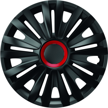 Set capace roti 15` negre cu inel rosu Royal de la Auto Care Store Srl