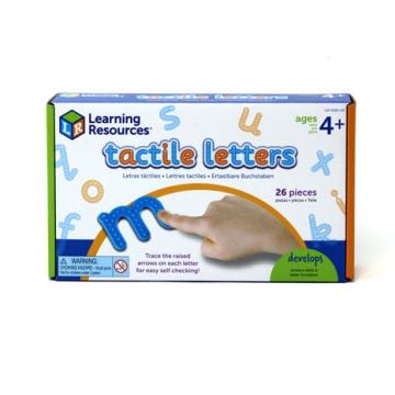 Jucarie set litere tactile - set educativ pentru copii
