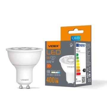 Bec LED Videx-GU10-5W-36�-NW de la Casa Cu Bec Srl