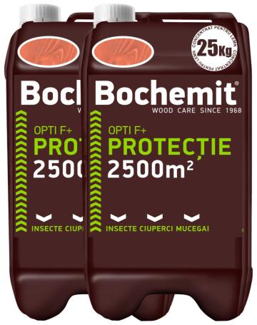 Solutie protectie preventiva lemn Bochemit Opti F+ 2x25 kg