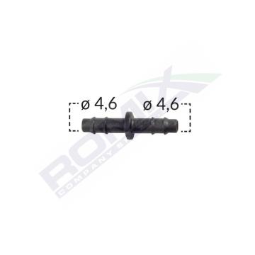 Conector furtun liniar universal 4.6mm - negru set 10 buc de la Auto Care Store Srl