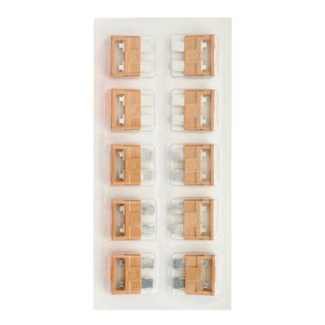 Set 5 blistere sigurante fuzibile bej 5A set de 10 buc de la Auto Care Store Srl