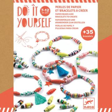 Joc Atelier DIY confectionat bratari cu margele din hartie