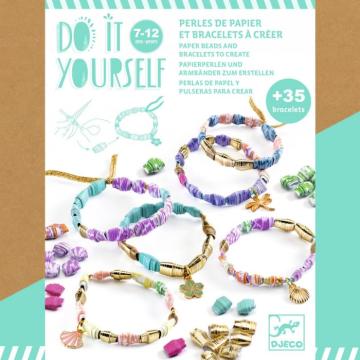 Joc Atelier DIY confectionat bratari cu margele din hartie