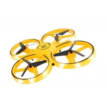 Mini drona anticoliziune cu control prin gesturi, rotire 360
