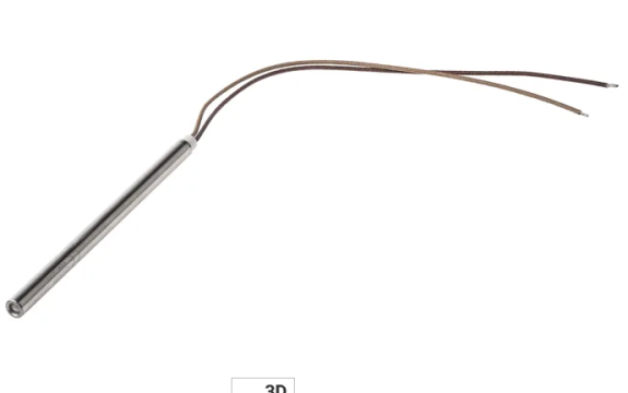 Rezistenta cartus O8A, 100 mm, 280W, 230V, cablu teflon 1 m