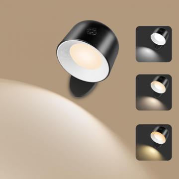 Lampa rotativa de perete cu telecomanda, reincarcabila