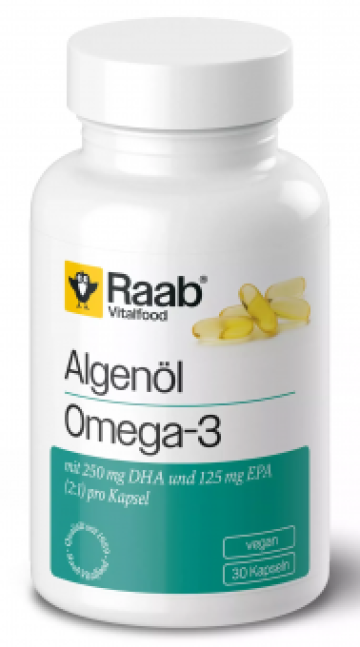 Supliment Omega 3 ulei de alge 1183mg 30 capsule 35.5g Raab