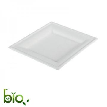 Farfurii trestie, biodegradabile, patrate, 20x20cm, 1000buc de la Practic Online Packaging Srl