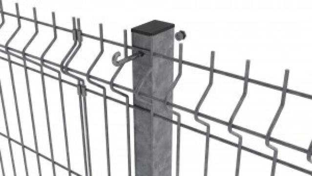 Stalp zincat pentru gard 60x40x2 - 1.5m de la URBANIX SRL