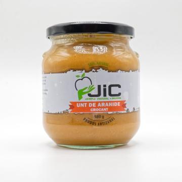 Unt de arahide crocant - Jic 580 g de la Nord Natural Hub Srl