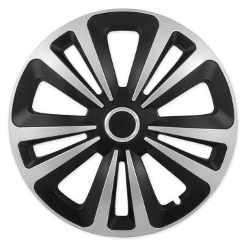 Set 4 capace roti Terra II, 14 inch, cu inel cromat de la Auto Care Store Srl
