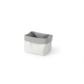 Cos pentru paine, patrat, bumbac - 250x250x(H)250 mm - bej de la Clever Services SRL