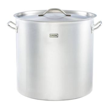 Oala inox profesionala cu capac 71.6 litri Eco