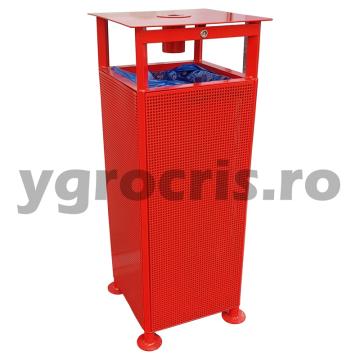 Cos de gunoi din tabla perforata 953