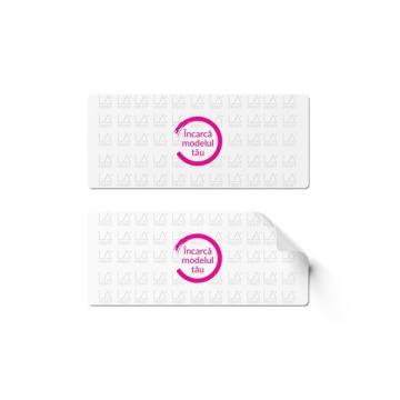 Autocolant PVC printat, laminat, decupat + folie transfer