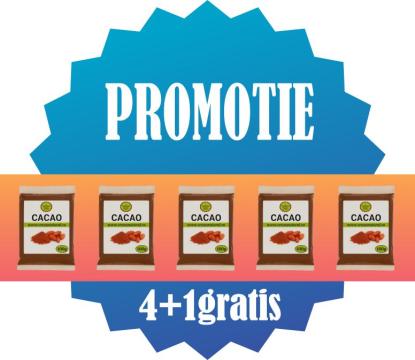 Cacao alcalinizata 10-12% 4x100g+1 de la Natural Seeds Product SRL