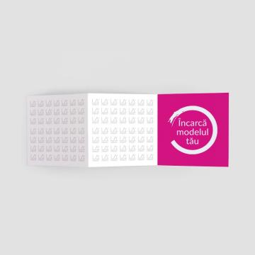 Pliant square printat pe carton 300g/mp