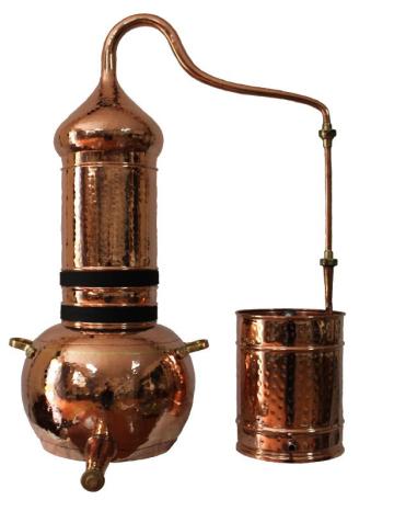 Cazan cu coloana uleiuri esentiale 20 litri de la Baralchim Srl