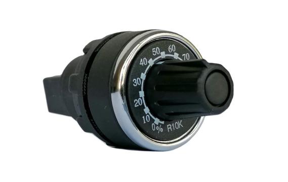 Potentiometru monotura Emas BPR10K, 10 k, 0â¦10V, 22 mm