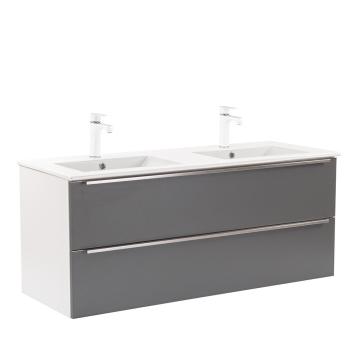 Dulap de baza Vario Trim 120 cu chiuveta alb-antracit