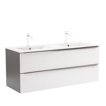 Dulap de baza Vario Trim 120 cu chiuveta antracit-alb